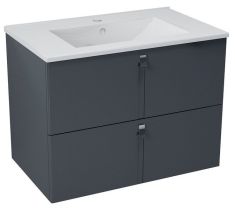 MITRA mosdótartó szekrény 75.5x55x46 cm, antracit MT072 Sapho