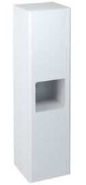 ELLA állószekrény, 1 ajtóval, balos/jobbos, 35x140x30cm, fehér