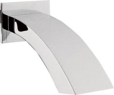 GINKO Falra szerelhető kádtöltő, 14 cm, króm 1205-03 Sapho