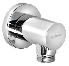 Kerek fali csatlakozó zuhanyzóhoz, króm 1205-01 Sapho