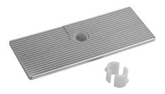 Állítható szappantartó zuhanyoszlophoz és zuhanyrúdhoz, ABS/króm