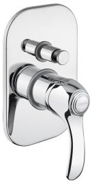 KIRKÉ falba süllyesztett csaptelep, 2-irányú váltóval, króm