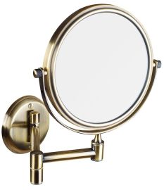 BEMETA RETRO Kozmetikai tükör, 184x200x412mm, átm:133mm, bronz (106101697)
