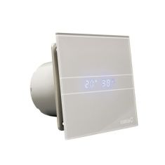 CATA E-100 GSTH ventilátor, 4/8W, automatikus, o100mm, Ezüst