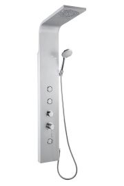 AQUALINE TUSA hidromasszázs zuhanypanel, 140 cm, ezüst színű, SL680