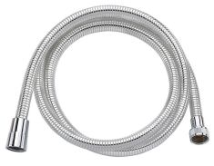 AQUALINE LASER Pvc zuhany gégecső, 150 cm, króm/fehér, 11150