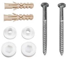 AQUALINE MAK10 WC rögzítő szett, csavar 6x50, fehér