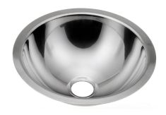 Sapho SMALL beépíthető mosdó, fényes inox, 30.5 cm 13028.B