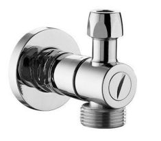 Kombinált sarokszelep 1/2“x3/4“x3/8“ gyors telepítés, króm