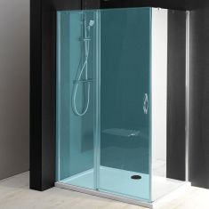 GELCO ONE oldalfal, 750mm, transzparent üveg