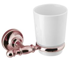 PERLA Fogkefe tartó pohár, rózsa arany 