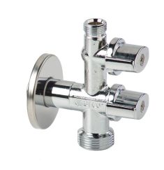 ARCO Mosogép szelep, kombinált 1/2‘‘x3/4‘‘x3/8‘‘ ANTICALC, króm