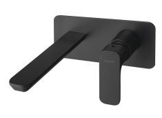 Sapho SPY mosdó csaptelep, falsík alatti, 22x10 cm, matt fekete, PY08/15