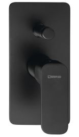 Sapho SPY zuhany csaptelep, falsík alatti, zuhanyszett nélkül, matt fekete, PY42/15