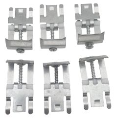 Tartakék rögzítő szett Aqualine rozsdamentes acél mosogatókhoz (6 db-os csomag)