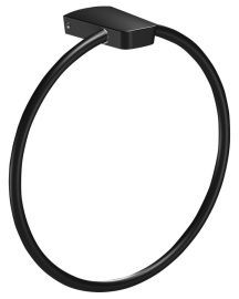 ZEN BLACK Törölközőtartó, kör fekete