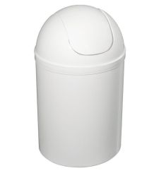 AQUALINE szemetes 5l, plasztik, fehér 20309