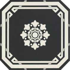 OLD ENGLAND Ottagono Black Dover (20x20), (20 db/doboz = 0,8 m2)