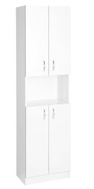 Aqualine SIMPLEX ECO magas fürdőszoba szekrény, 50x180x30 cm sime520