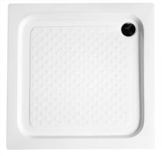 AQUALINE Önhordó akril zuhanytálca szifonnal, 80x80x15 cm, szögletes BTTQ80