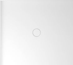 Sapho POLYSAN MIRAI Öntöttmárvány zuhanytálca, 90x80x1,8 cm, balos, fehér 73167