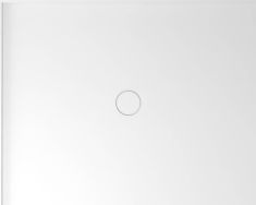 Sapho POLYSAN MIRAI Öntöttmárvány zuhanytálca, 100x80x1,8 cm, balos, fehér 73169