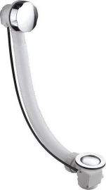 AQUALINE automata kád le-és túlfolyó, szifon nélkül, króm TY1002