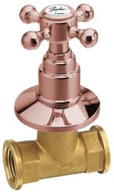 Sapho REITANO ANTEA Hidegvizes szelep, 1/2", króm/rózsaarany 3057h