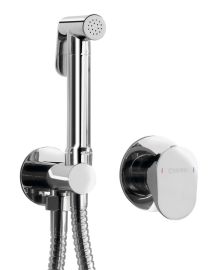 AXAMITE falba süllyesztett csaptelep, bidézuhannyal, gégecsővel króm