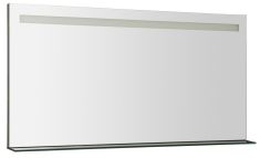 BRETO LED tükör üveg polccal, 1200x608mm