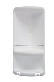 AQUALINE WHITE LINE CAESAR fördőszobai sarokpolc, 2 szintes, 226x473x160mm, ABS/fehér