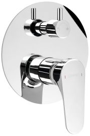 CORNELI falba süllyesztett zuhanycsaptelep, 2-irányú váltóval, króm