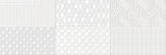 AQUALINE CAMALEONTE Decor Mix Blanco 20x60