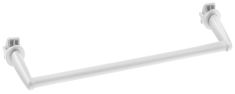 AQUALINE törölközőtartó egyenes radiátorra, 36cm, fehér