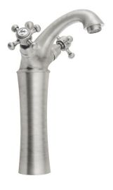 REITANO ANTEA magasított mosdócsaptelep automata leersztővel, 245mm, nikkel