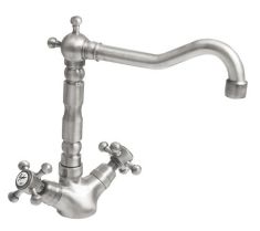 REITANO ANTEA mosdócsaptelep, forgatható kifolyóval, automata leeresztővel, nikkel