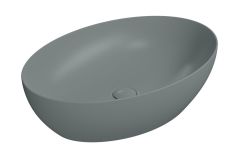 GSI PURA Mosdó, pultra helyezhető, 60x16x42cm, matt agave