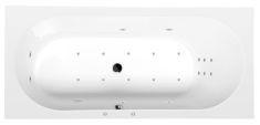 POLYSAN ASTRA B kád, Hidro Air rendszerrel, 165x75x48cm