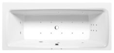 POLYSAN KVADRA kád, Hidro Air rendszerrel, 170x80x47cm