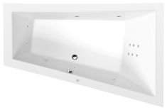 POLYSAN TRIANGL R kád, Hidro rendszerrel, 180x120x50cm