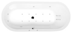 POLYSAN ASTRA O kád, Hidro Air rendszerrel, 165x75x48cm