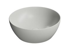 GSI PURA Mosdó, pultra helyezhető, O42x16cm matt hamuszürke