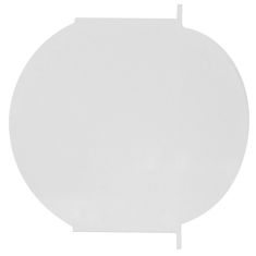 Tartalék visszacsapó szelep TECTO ventilátorhoz 100mm, fehér