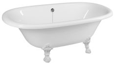 POLYSAN REGATA szabadonálló kád, 175x85x61cm, fehér lábak