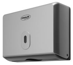 AQUALINE papírtörlő adagoló, 260x200x100mm, szürke