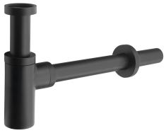 mosdó szifon, 1'1/4-32mm, matt fekete