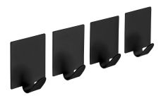 PIRENEI fogas, 4db, matt fekete