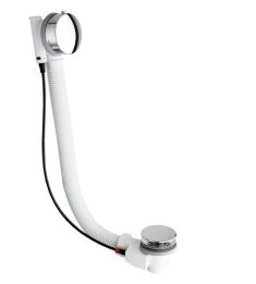 POLYSAN MARBLE kád le- és túlfolyó, bovdenes, 775mm, króm