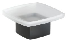 LOUNGE szappantartó, matt fekete