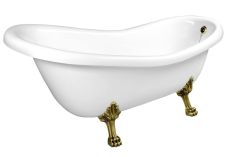 POLYSAN Rectime kád 160x73, bronz lábbal 37132 Sapho